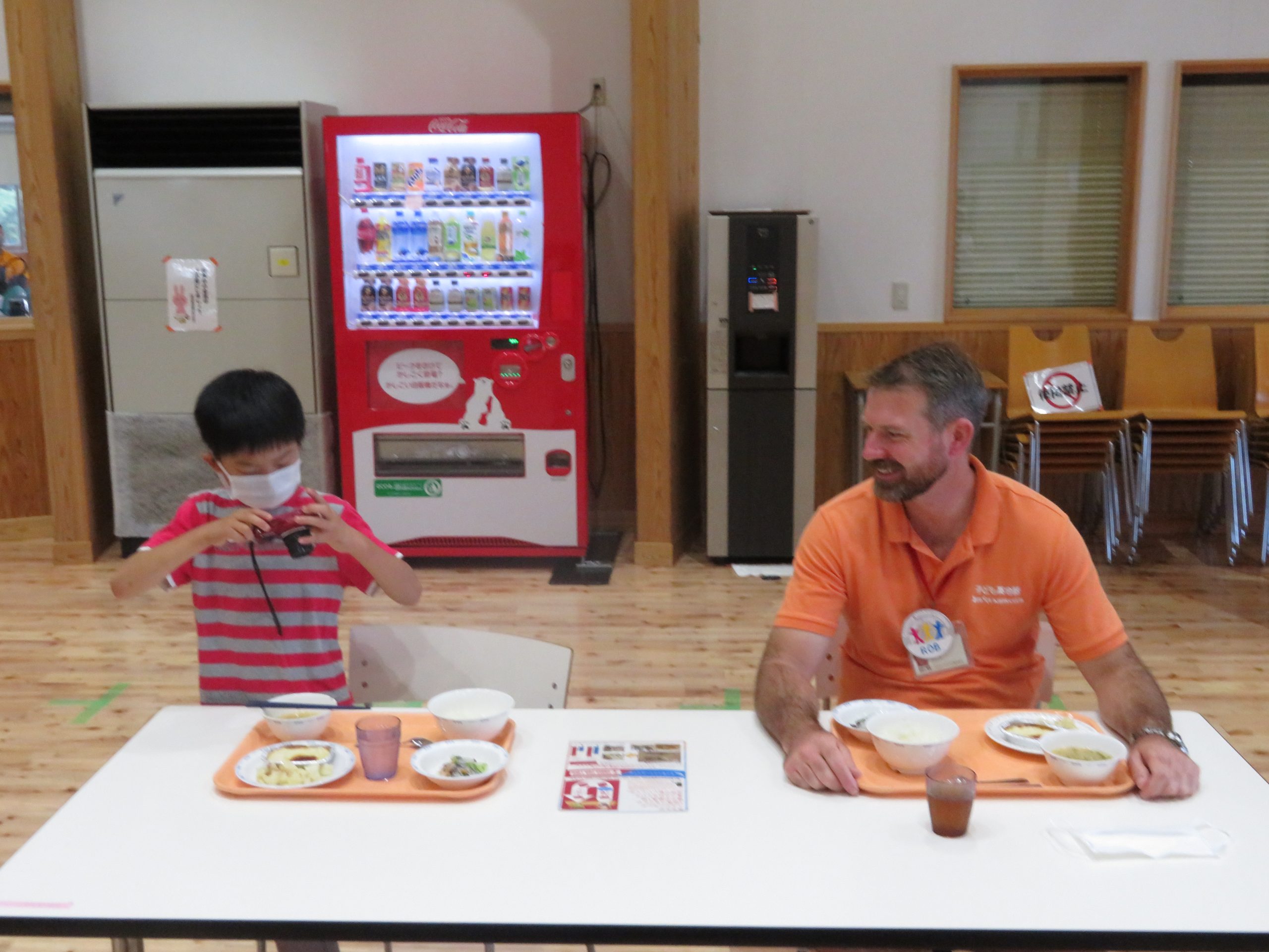 外国人講師と生活