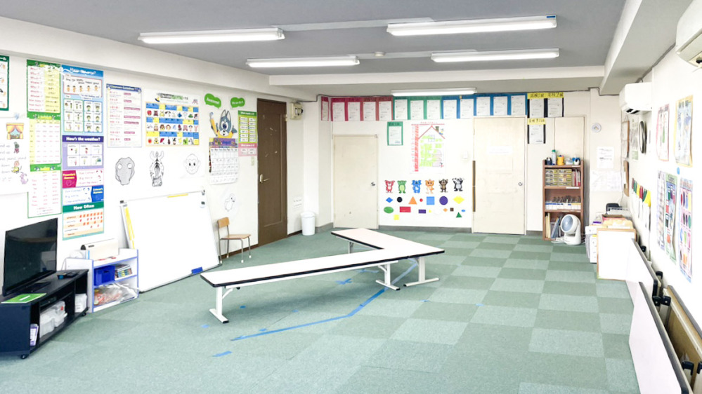 東山梨教室のレッスンルーム